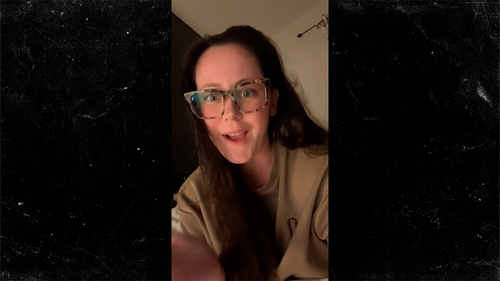 Jenelle Evans speaking in a TikTok video screenshot