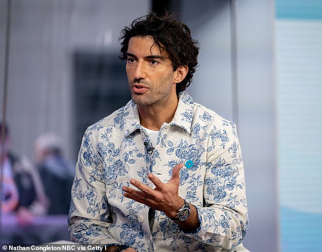 Justin Baldoni during a public appearance amid the ongoing dispute over It Ends With Us
