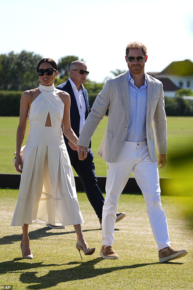 Prince Harry and Meghan attend a 2024 Sentebale event in Wellington, Florida