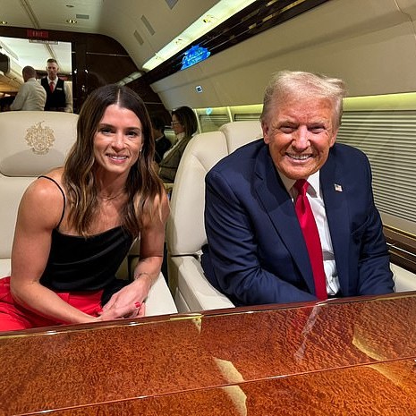 Danica Patrick reunited with Donald Trump in Arizona at a Turning Point USA event - Daily Mail US