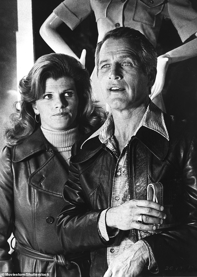 Jennifer Warren with Paul Newman in the hockey comedy classic Slap Shot (1977)