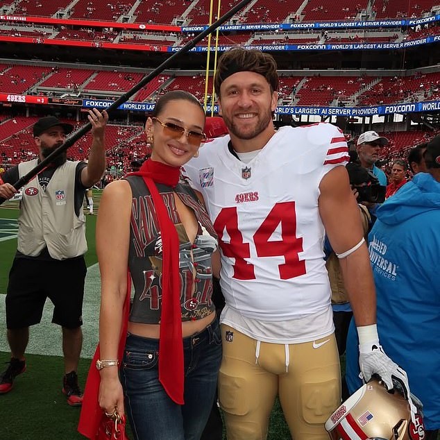 The wife of San Francisco 49ers star Kyle Juszczyk has exposed his bizarre offseason habits - Daily Mail US