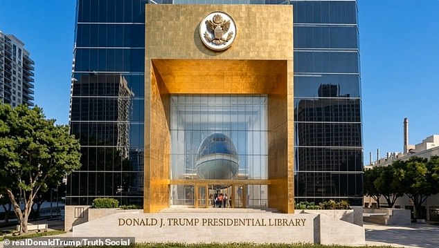 President Donald Trump's future presidential library is expected to house the Air Force One that is being built using a 747 that belonged to the Qatari royal family