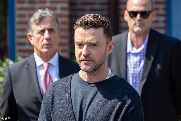 Justin Timberlake delivers a public safety announcement about the dangers of drunk driving