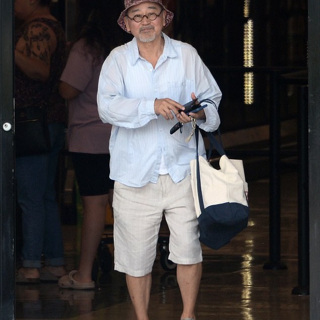 The actor, best known for his controversial role as Long Duk Dong in Sixteen Candles, made a rare public appearance in Los Angeles on Monday at 70, looking in great spirits while enjoying some retail therapy - Daily Mail US