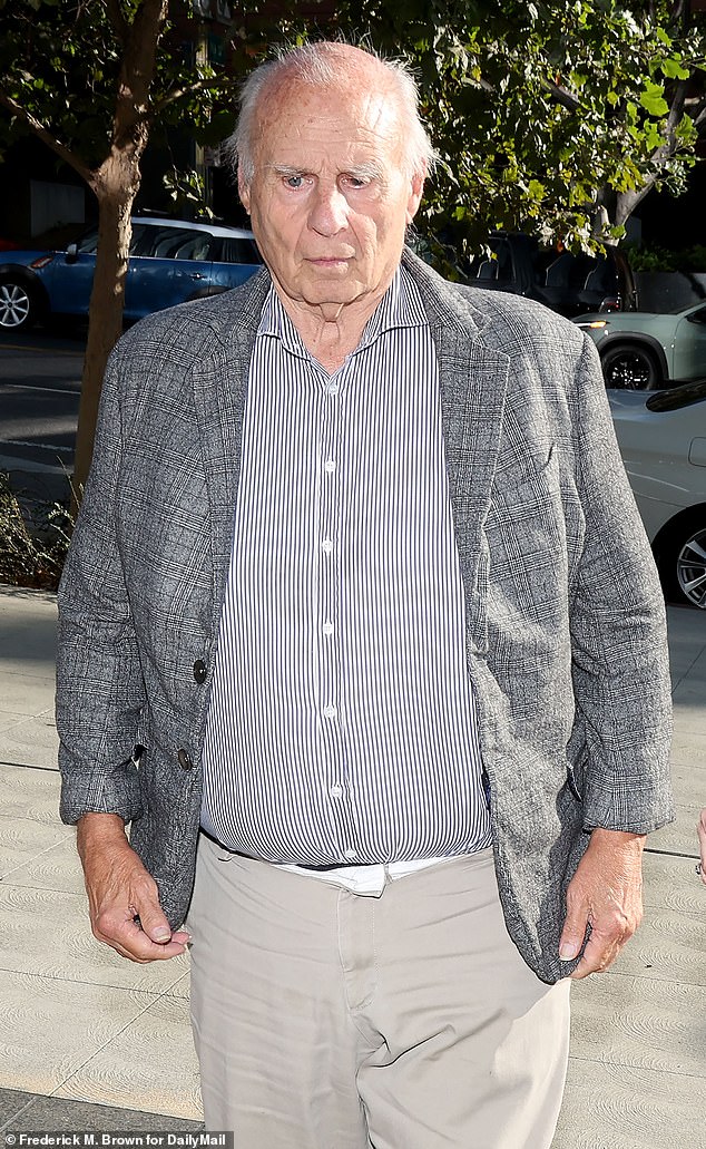 Tom Girardi in Los Angeles in August 2024; later sentenced to more than seven years in 2025