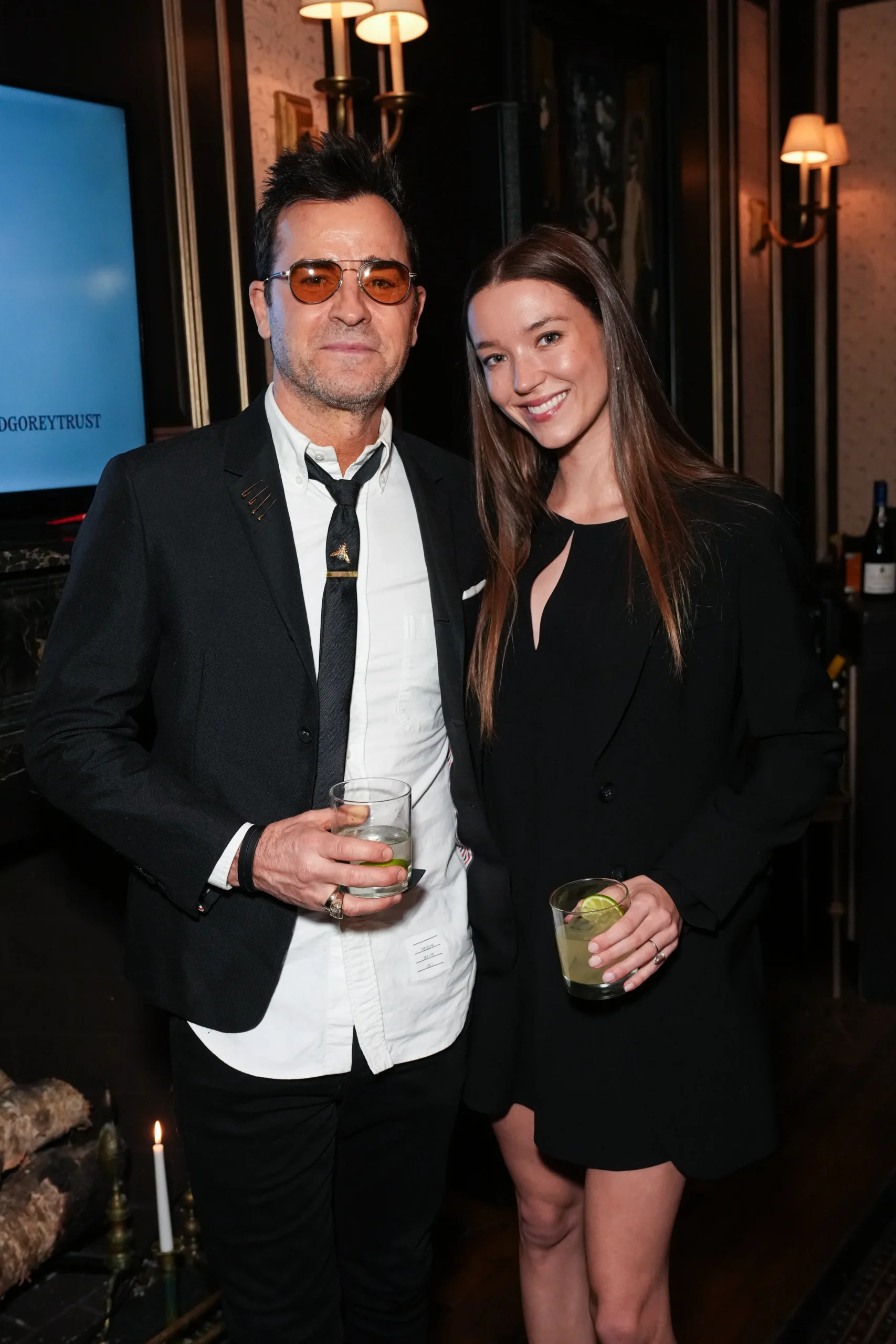 Justin Theroux and Nicole Brydon Bloom at the Edward Gorey 100th Birthday Benefit Gala.