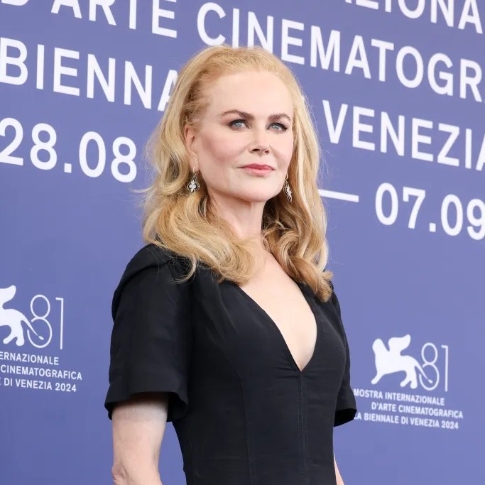 Kidman at the "Babygirl" photocall during the Venice Film Festival in 2024. - WireImage