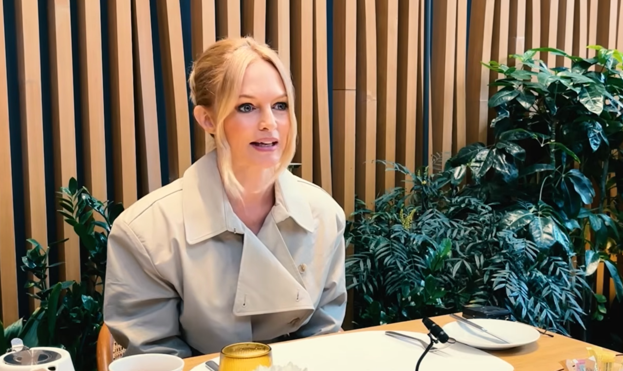 Heather Graham on 'Dinner's on Me with Jesse Tyler Ferguson' in April 2026.