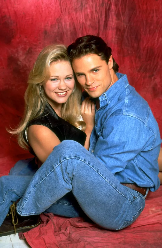 Maitland Ward and Dylan Neal from the TV show The Bold and the Beautiful.