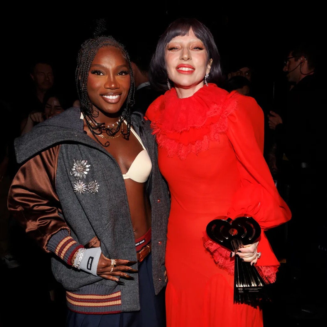 Doechii, Lady Gaga at the 2025 iHeartRadio Music Awards. - Christoper Polk/Variety