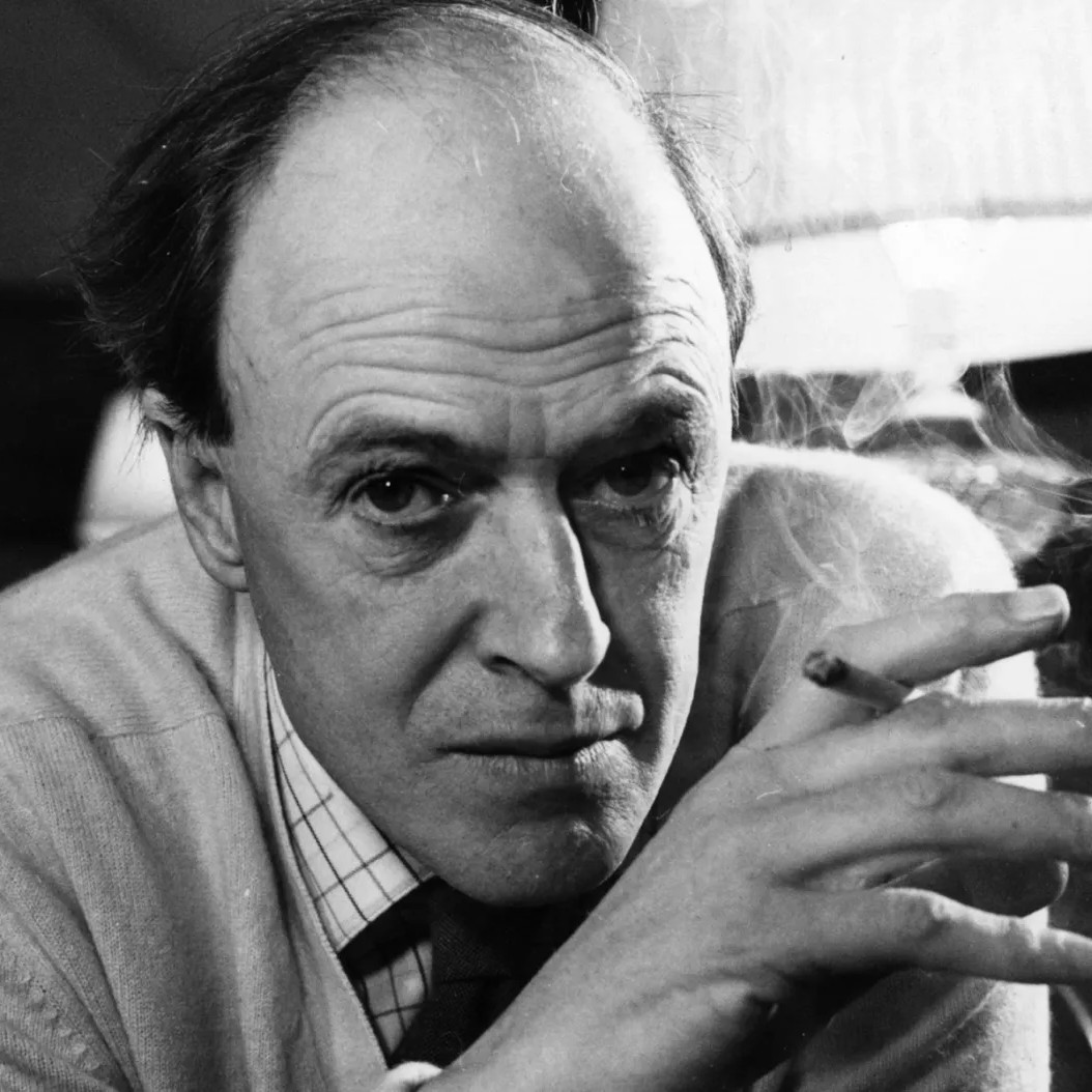 Roald Dahl in 1971, the same year his most famous book was adapted into 'Willy Wonka and the Chocolate Factory'. - Ronald Dumont/Daily Express/Getty Images