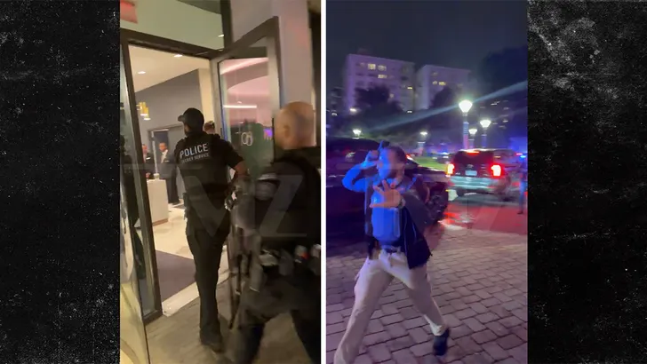 Scenes from inside the White House Correspondents' Dinner as lockdown was announced following reports of shots outside
