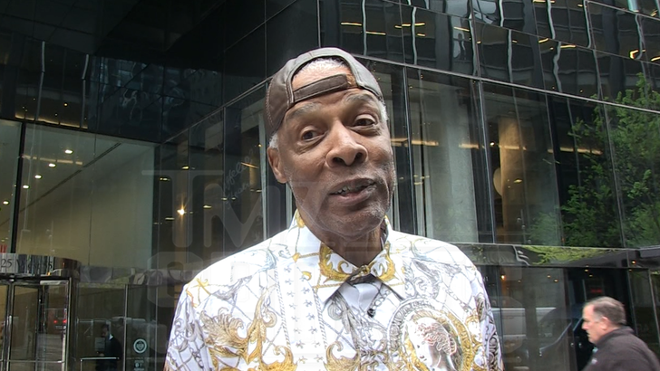 Julius Erving speaks with TMZ Sports in New York City