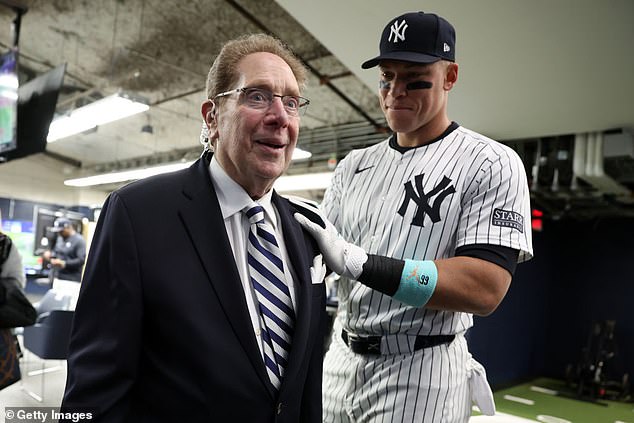 John Sterling, longtime Yankees radio voice, pictured late in life