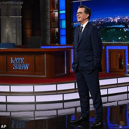 Colbert signed off from the Late Show for the final time on Thursday, leaving viewers in Michigan understandably surprised - Daily Mail