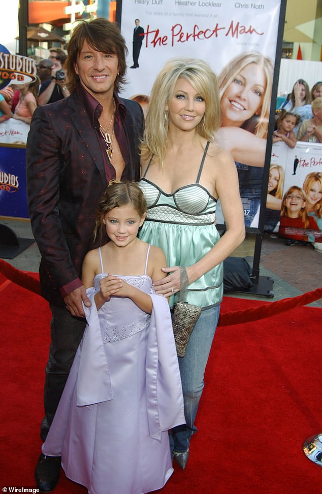 Throwback: Heather Locklear and Richie Sambora with a young Ava in 2002