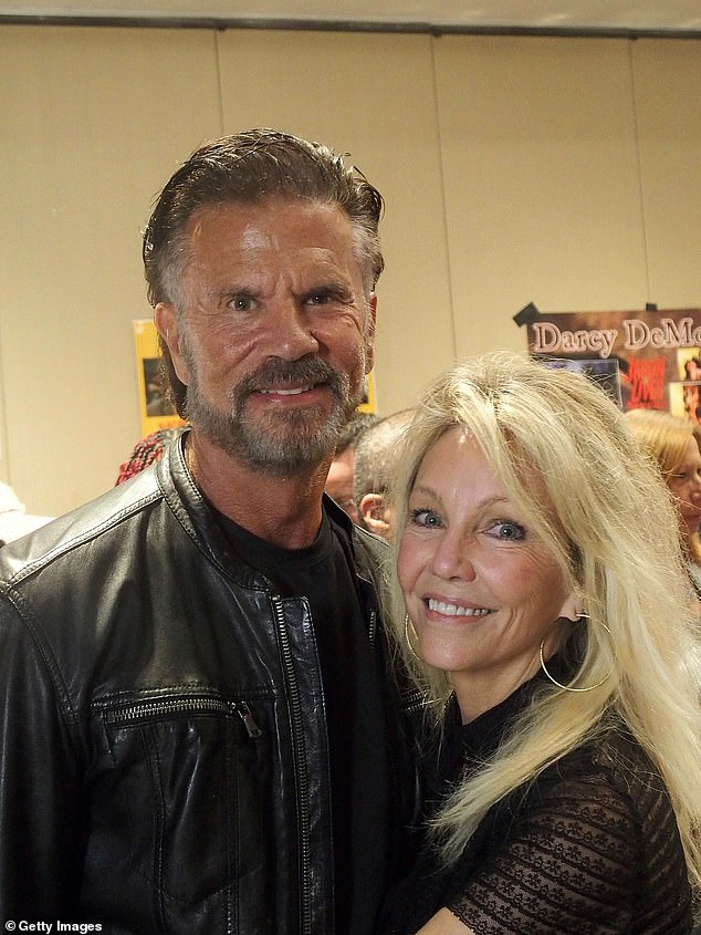 Heather Locklear and Lorenzo Lamas at a New Jersey convention ahead of the wedding