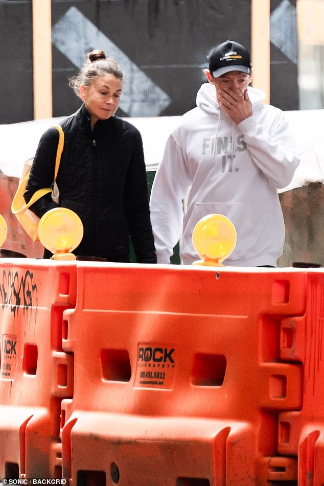 Hugh Jackman and new girlfriend Sutton Foster had a tense outing in New York after reportedly being left 'blindsided' by a request from his ex-wife Deborra-Lee Furness