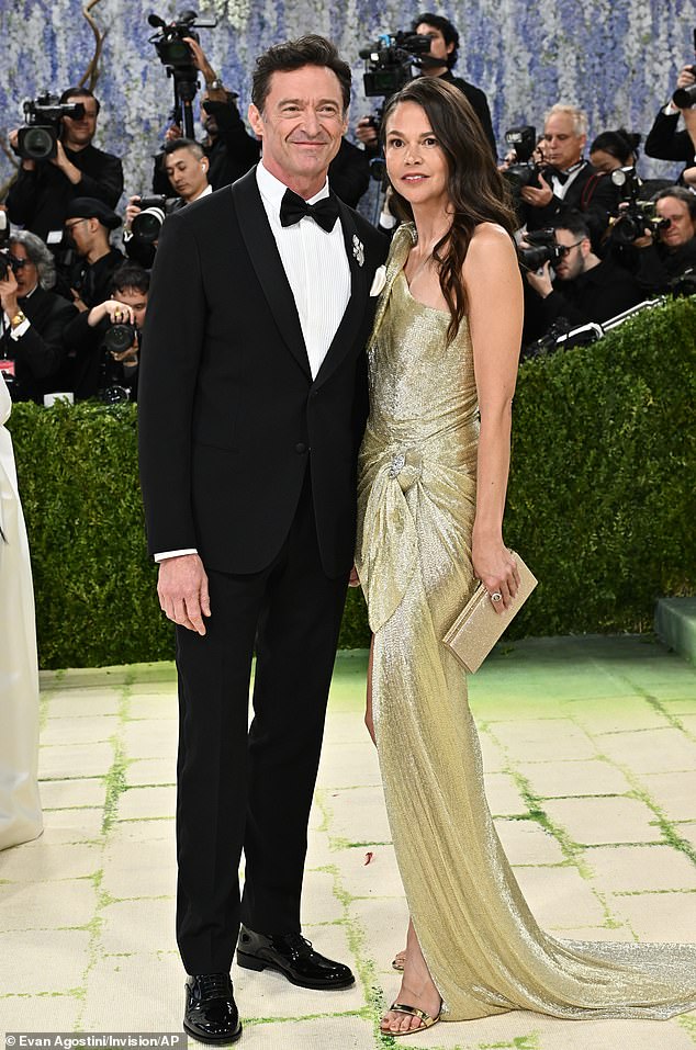 Hugh Jackman and Sutton Foster attend the 2025 Met Gala in New York City