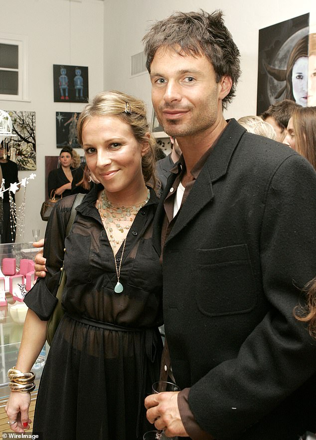 Patrick Muldoon with his sister Shana Muldoon Zappa at an event, circa 2004