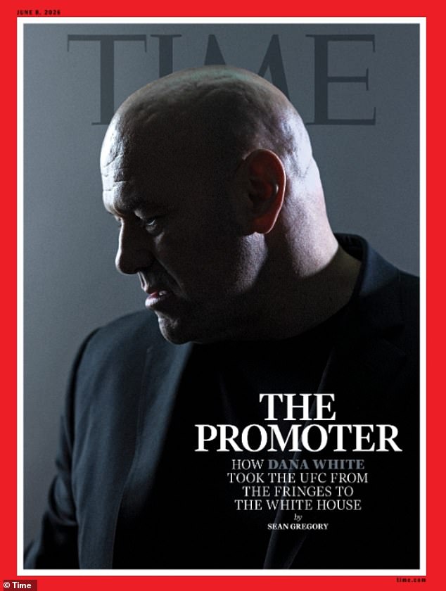 Dana White on the cover of Time magazine
