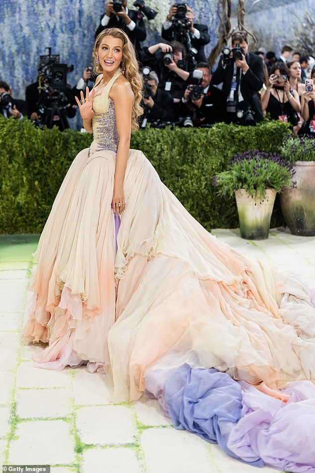 Blake Lively at the Met Gala, hours after news of the Baldoni settlement.