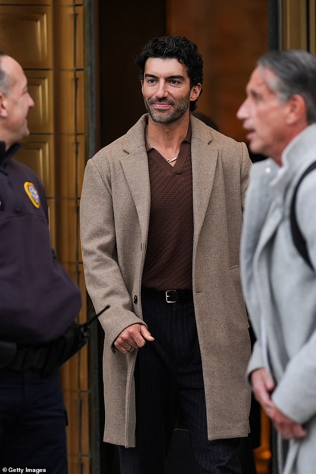 Justin Baldoni, photographed in February amid the legal dispute.