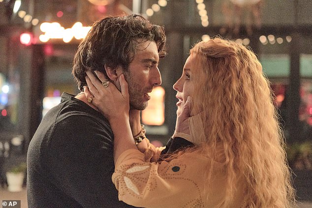 Blake Lively and Justin Baldoni in a still from It Ends With Us.