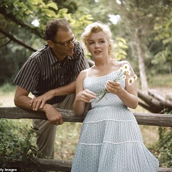 Monroe was attracted to powerful father figures - and married playwright Arthur Miller in 1956 - Daily Mail US