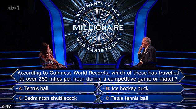 Who Wants To Be A Millionaire host Jeremy Clarkson was stunned as a contestant lost out on 186,000 after a disastrous Phone A Friend attempt with her dad - Daily Mail US