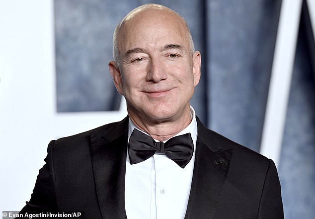Jeff Bezos pictured in 2023