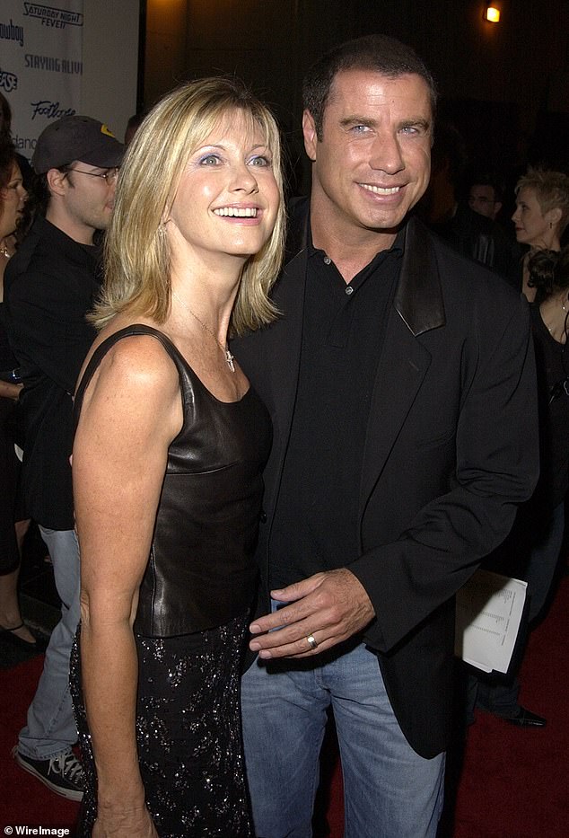 Olivia Newton-John and John Travolta; biographers say his Scientology ties complicated any chance of marriage.