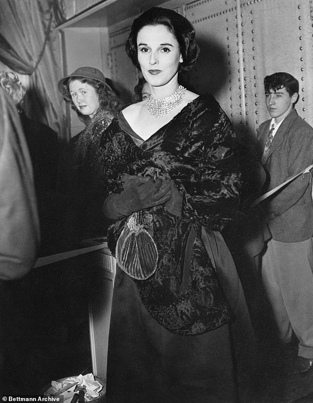 Babe Paley, Burden's paternal grandmother, pictured in 1948.