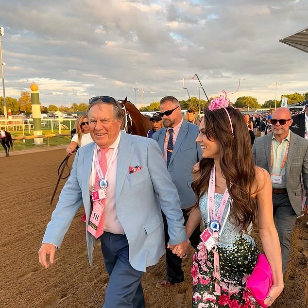 Bill Belichick and his younger girlfriend Jordon Hudson made their Kentucky Derby debut - Daily Mail US