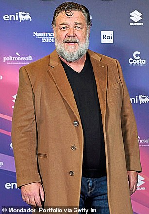 Russell Crowe in 2024 showing his recent weight loss.
