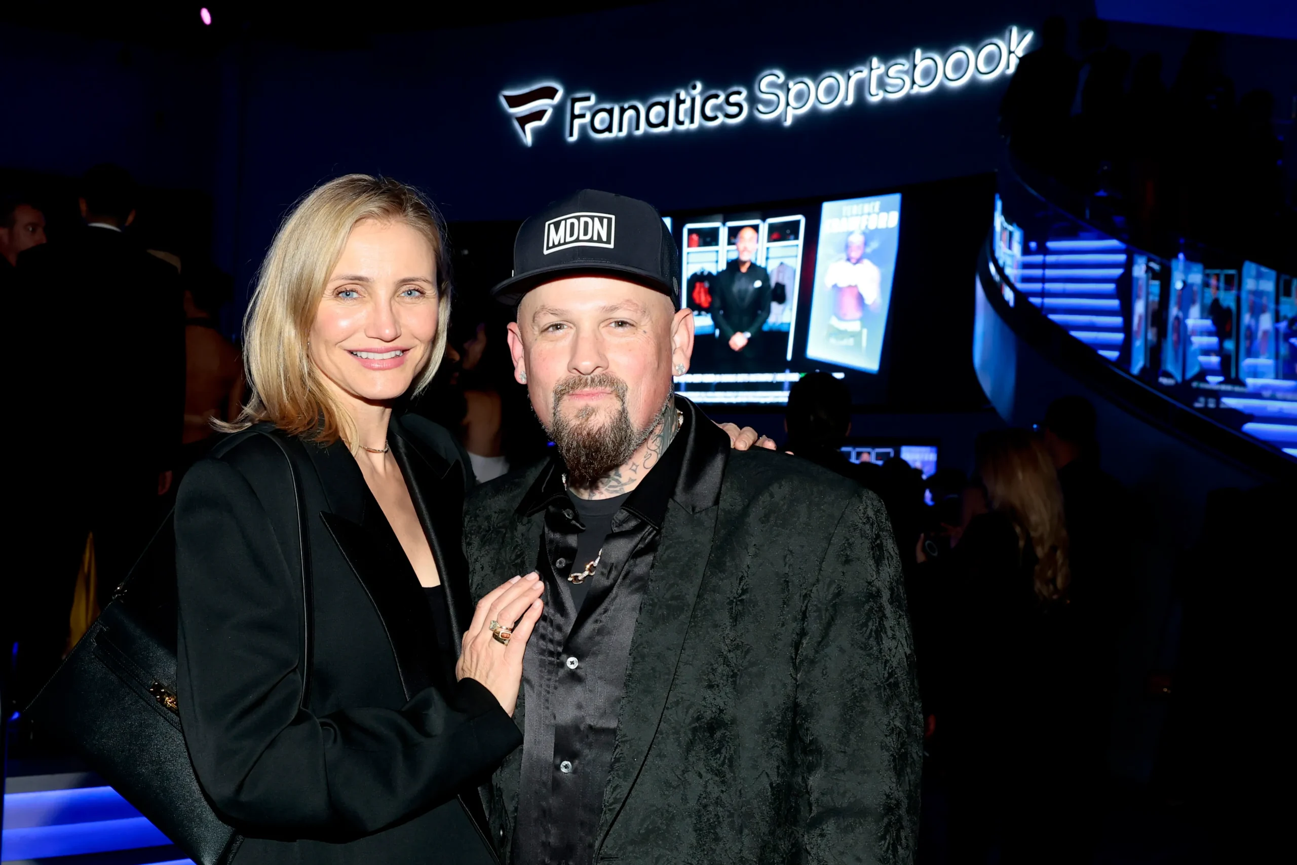 Cameron Diaz and Benji Madden, who welcomed their third child.