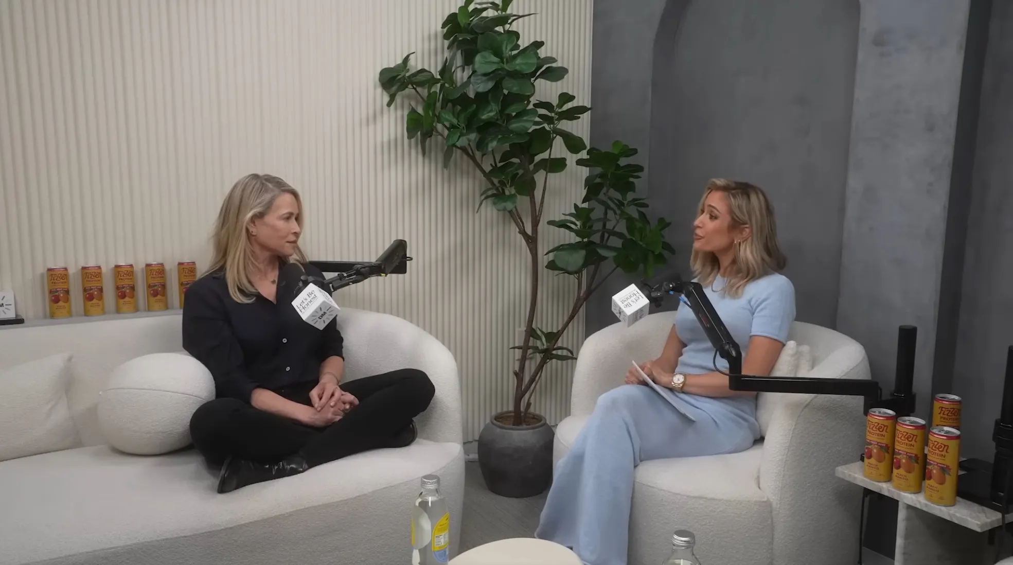 Chelsea Handler and Kristin Cavallari talk on the Let's Be Honest podcast.