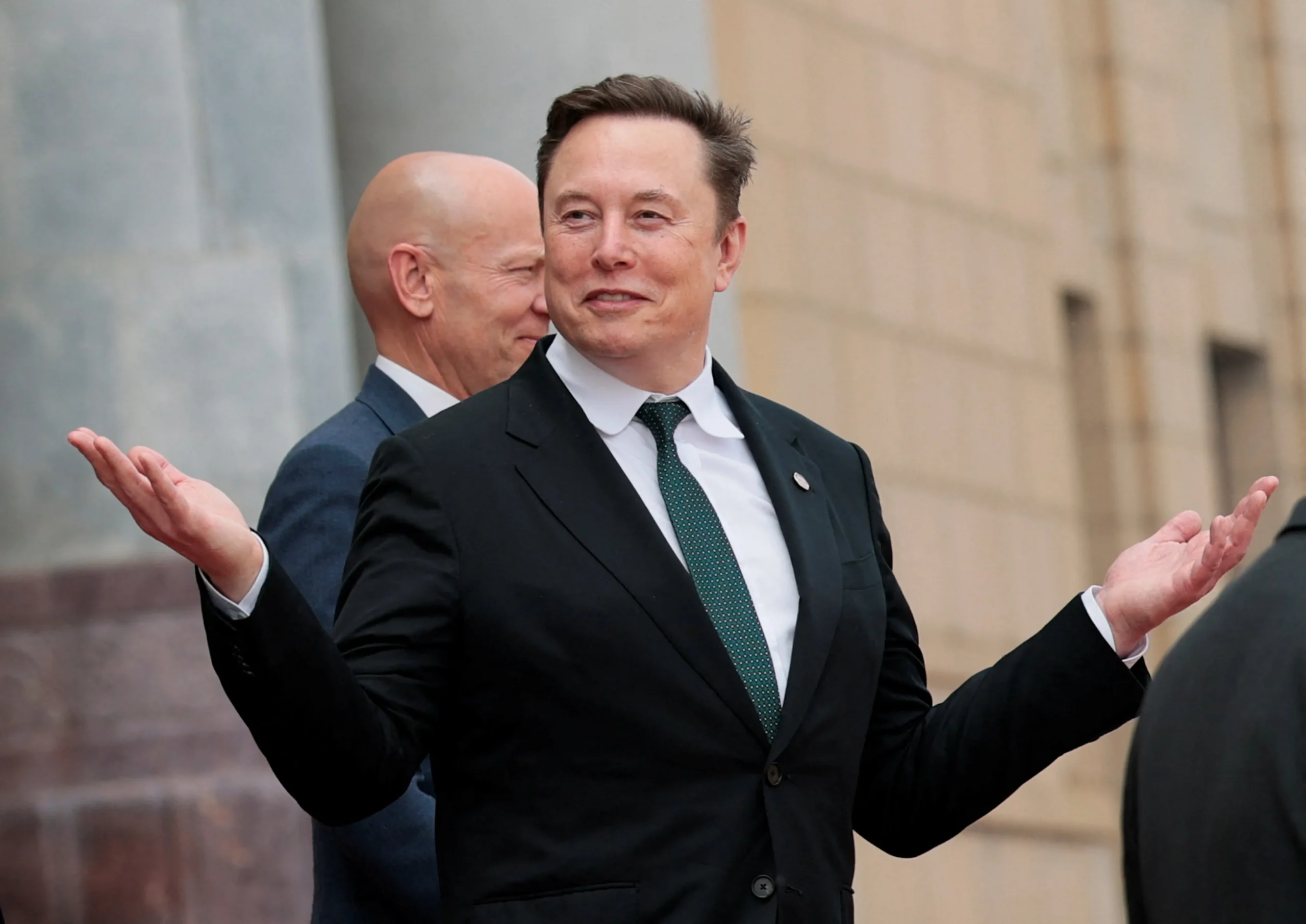 Elon Musk, who backed criticism of Nyong'o's casting on X.
