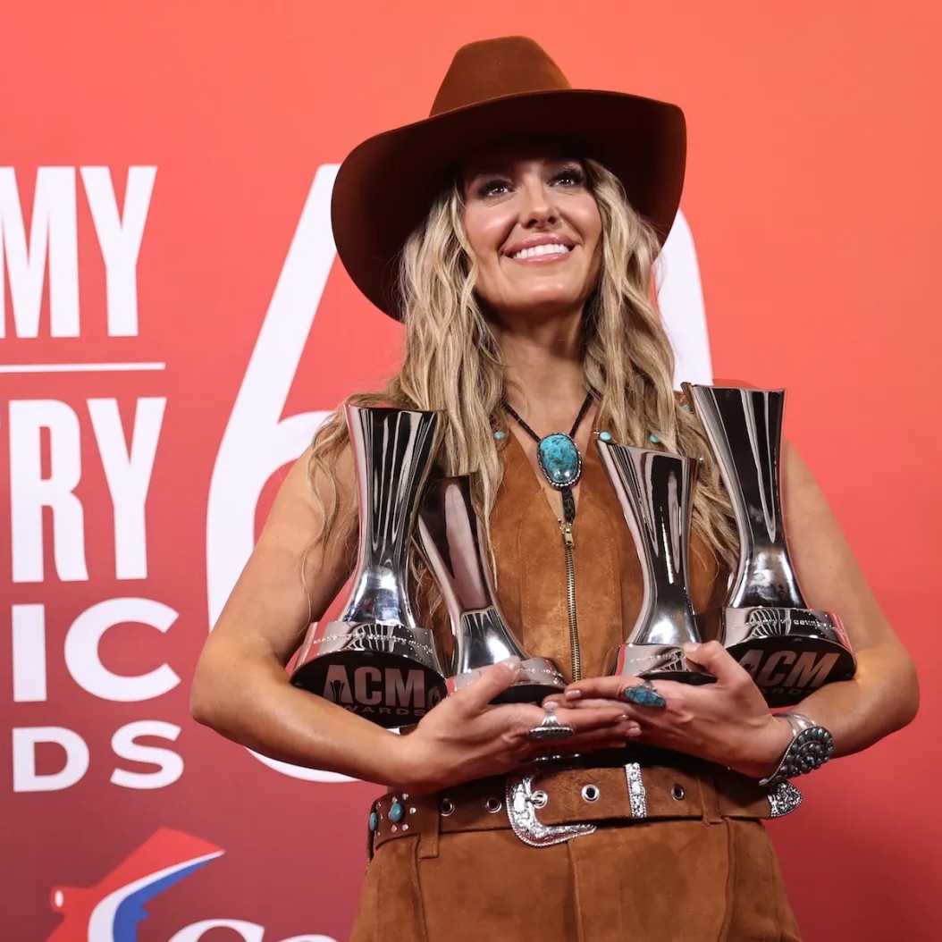 Lainey Wilson winner of the Entertainer of the Year award, during the 60th ACM Awards at The Ford Center at The Star on May 8, 2025 in Frisco, Texas. - Omar Vega/Getty Images