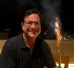 Video still from Bob Saget birthday tribute - Instagram / @kellyrizzo