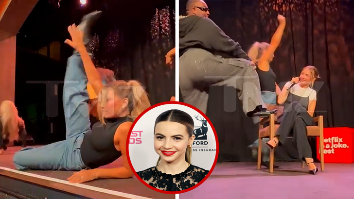 Bobbi Althoff's onstage twerk-off moment with Madison Bontempo at Netflix Is A Joke Fest - TMZ