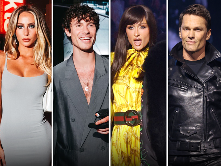 Gucci Cruise 2027 runway collage featuring multiple models including Tom Brady (right).