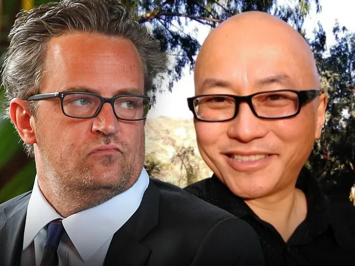 Matthew Perry and former assistant Kenneth Iwamasa. Credit: Getty/LinkedIn Composite - Getty/LinkedIn Composite