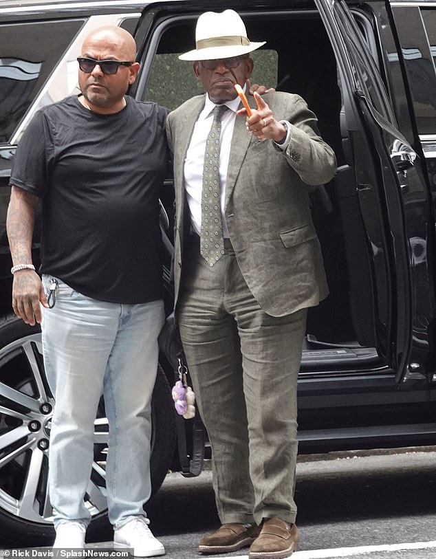 Al Roker in Manhattan in June