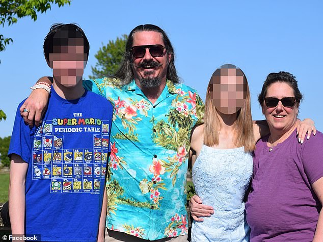 Paul Kueker with his wife Kristen Lomme Kueker, son Garin, and daughter Khloe.