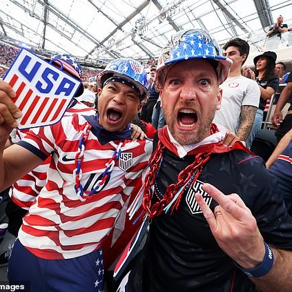 American supporters' chants do not have the same invention or offensiveness compared to European counterparts - Daily Mail US