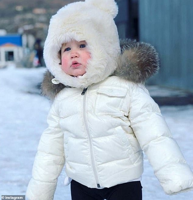 Emeline (Emmy) Miller, 19 months old, pictured before the accident