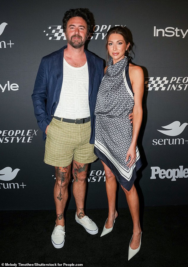 Stassi Schroeder and husband Beau Clark at the People and InStyle Pit-Stop Party during F1 Miami in May.