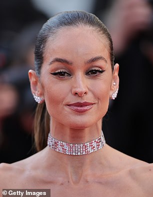 Izabel Goulart on the Cannes red carpet in 2026